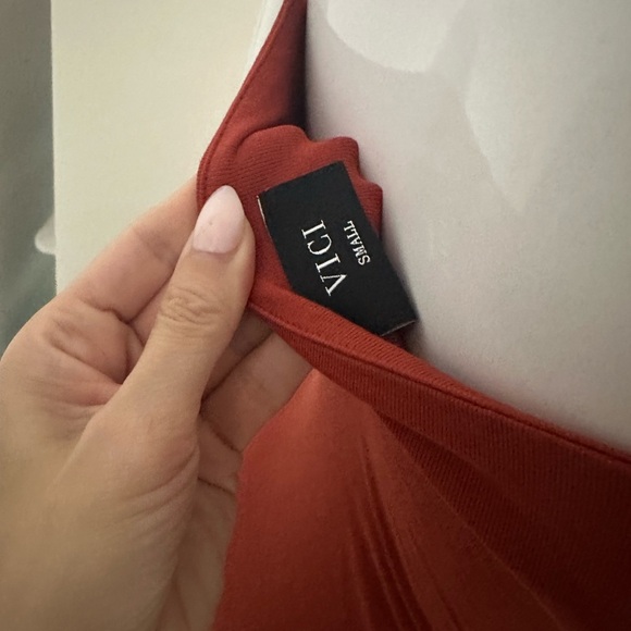 Vici Terracotta Fringe Maxi Dress - Picture 4 of 10